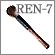 REN-7:Cheek/Highlight brush