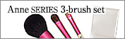 Anne SERIES 3-brush Set