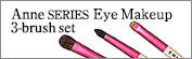 Anne SERIES Eye Makeup 3-brush Set