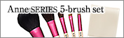 Anne SERIES 5-brush Set