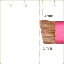 AN-8：アイブローブラシ毛丈