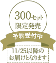 300セット限定発売:予約受付中