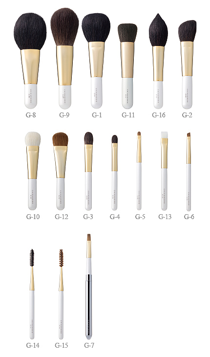 A collection of excellent compact brushes for professional use.
