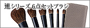 連シリーズ6点セットブラシ